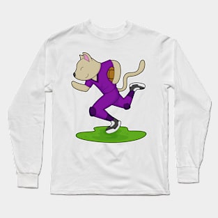 Cat Football player Football Long Sleeve T-Shirt